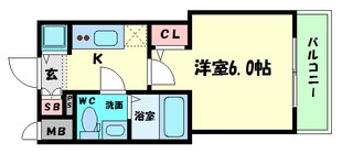 サムティ土佐堀Riberaの物件間取画像